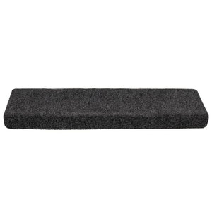 vidaXL Stair Mats Self-Adhesive 10 pcs 65x21x4 cm Dark Grey Rectangular Edge