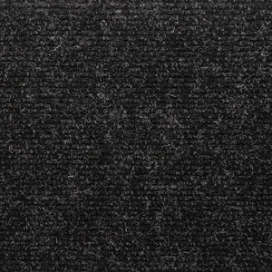 vidaXL Self-Adhesive Stair Mats 5 pcs. 65x21x4 cm Black Rectangular Edge