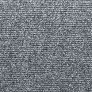vidaXL Stair Mats Self-Adhesive 5 pcs 65x21x4 cm Light Grey Rectangular Edge