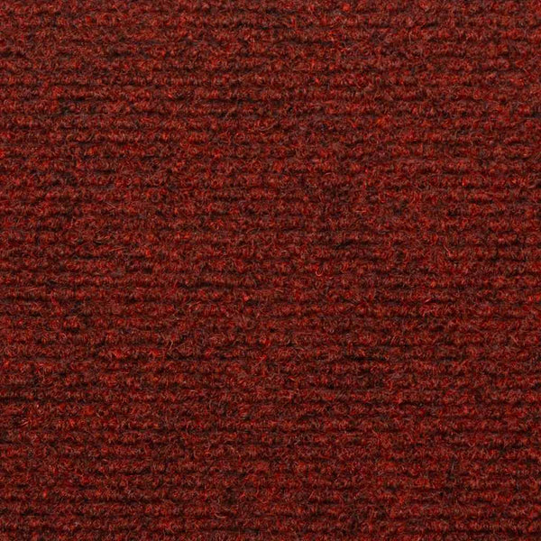 vidaXL Self-Adhesive Stair Mats 5 pcs. 65x21x4 cm Burgundy Rectangular Edge