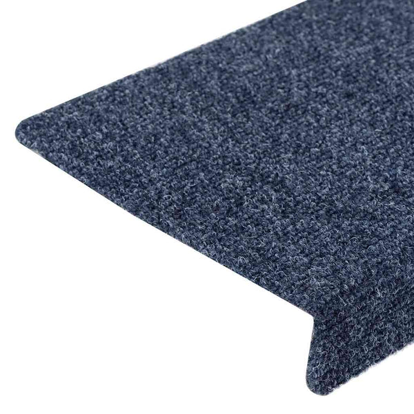 vidaXL Stair Mats Self-Adhesive 5 pcs. 65x21x4 cm Anthracite Rectangular Edge