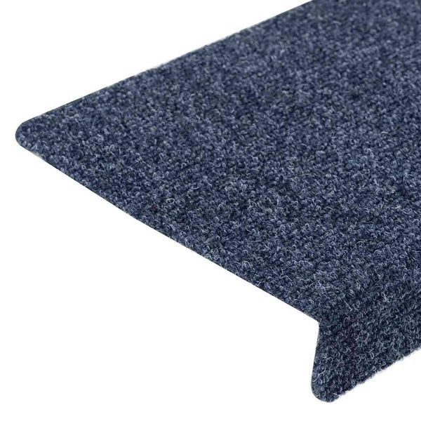 vidaXL Self-Adhesive Stair Mats 10 pcs 65x21x4 cm Anthracite Rectangular Edge