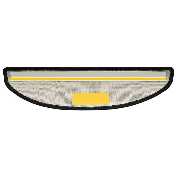 vidaXL Stair Mats 10 pcs. 56x17x3 cm Anthracite Semi-Circular