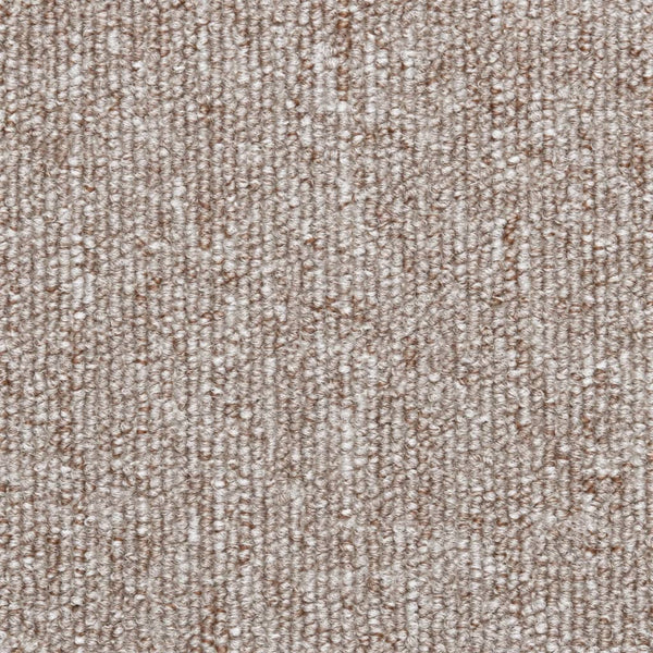 vidaXL Stair Mats 10 pcs. 56x17x3 cm Light Brown Half Round