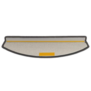vidaXL Stair Mats 10 pcs. 65x24x4 cm Dark Grey Semi-Circular Large