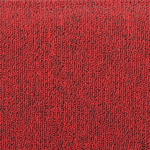 vidaXL Stair Mats 10 pcs. 65x24x4 cm Red Half Round Large