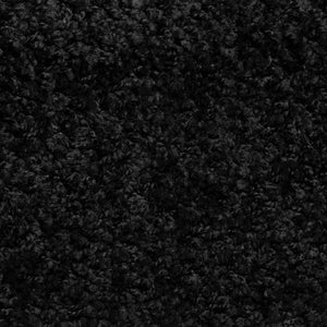vidaXL Stair Mats 10 pcs 56x17x3 cm Black Semi-Circular