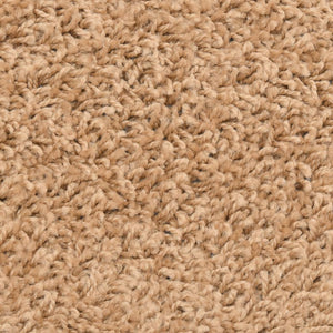 vidaXL Stair Mats 10 pcs. 56x17x3 cm Beige Semi-Circular