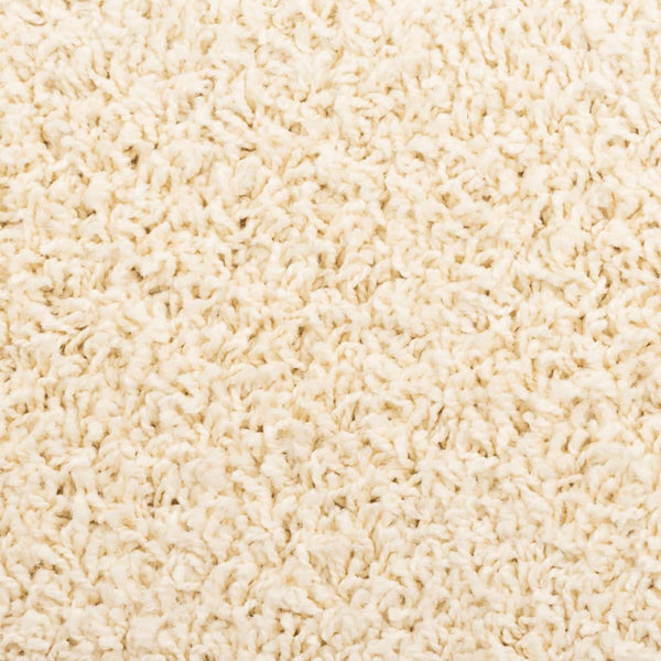 vidaXL Stair Mats 10 pcs. 65x21x4 cm Cream Semi-Circular Large