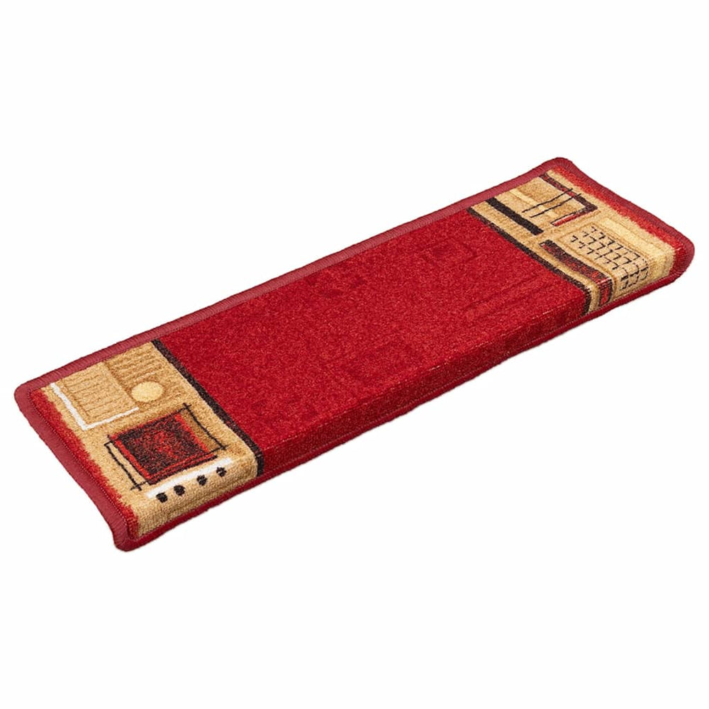 vidaXL Self-Adhesive Stair Treads 10 pcs 65x21x4 cm Red