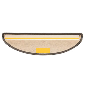 Sisal Treppenmatten Selbstklebend Grau-Beige 15 Stk