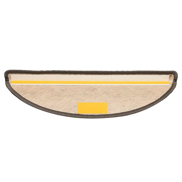 Sisal Treppenmatten Selbstklebend Grau-Beige 15 Stk