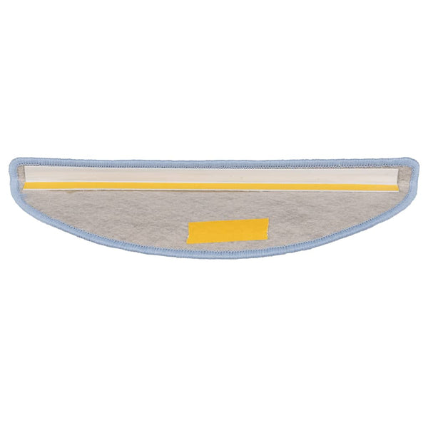 Selbstklebende Treppenmatten Sisal-Optik Blau, 15er Set