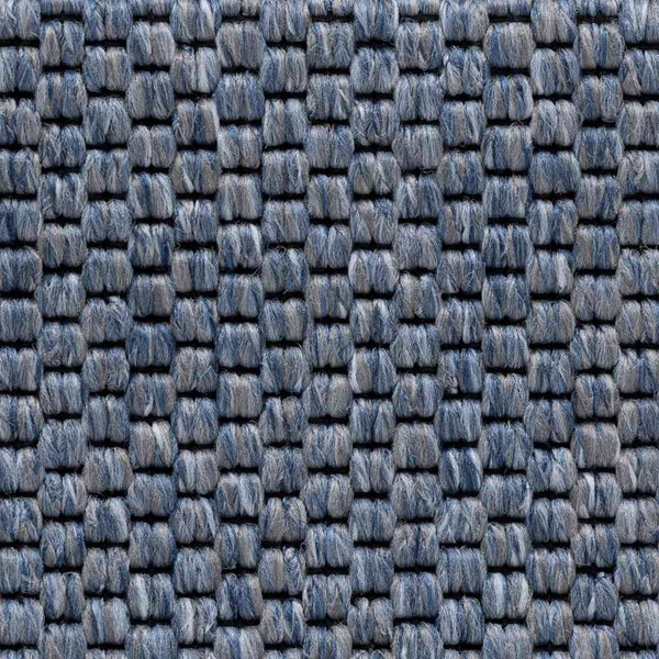 Selbstklebende Treppenmatten Sisal-Optik Blau, 15er Set