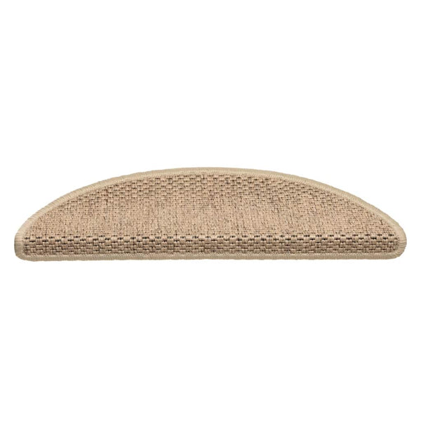 Sisal Treppenmatten Selbstklebend Sand 15er Set