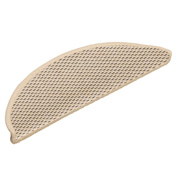 Selbstklebende Treppenmatten Sisal Optik Berber, 15er Set