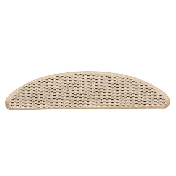 Selbstklebende Treppenmatten Sisal Optik Berber, 15er Set
