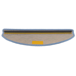Selbstklebende Treppenmatten Sisal-Optik Blau, 15er Set