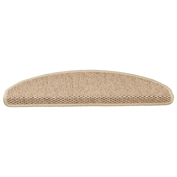 Sisal Treppenmatten Selbstklebend Sand 15 Stk.