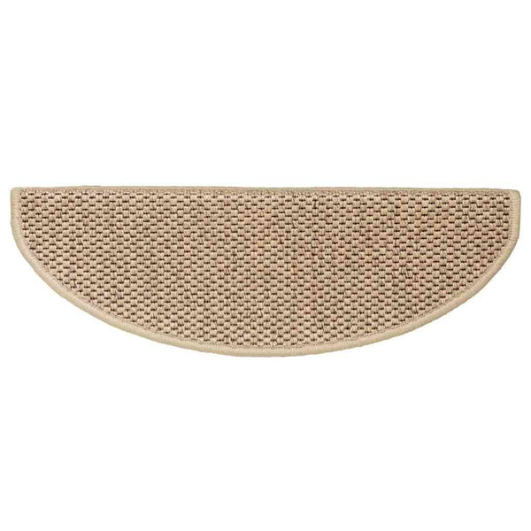 Sisal Treppenmatten Selbstklebend Sand 15 Stk.