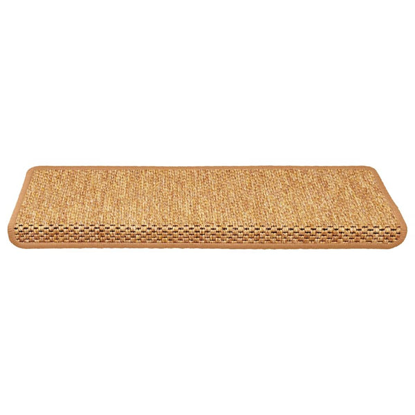 Selbstklebende Treppenmatten Sisal-Optik, 15er Set