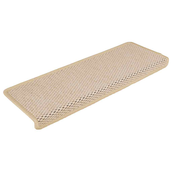 Selbstklebende Treppenmatten Sisal-Optik, 15er Set