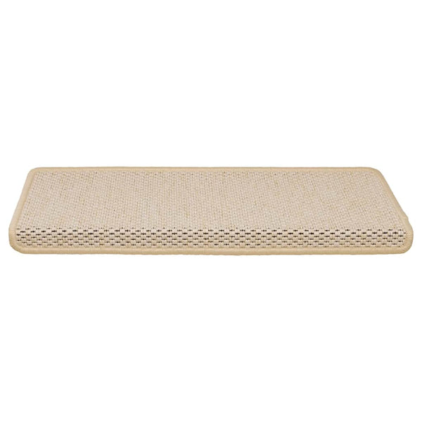 Selbstklebende Treppenmatten Sisal-Optik, 15er Set