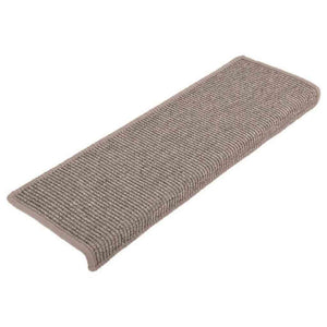 Stufenmatten Dunkelbeige 15er Set 65x21cm