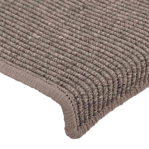 Stufenmatten Dunkelbeige 15er Set 65x21cm