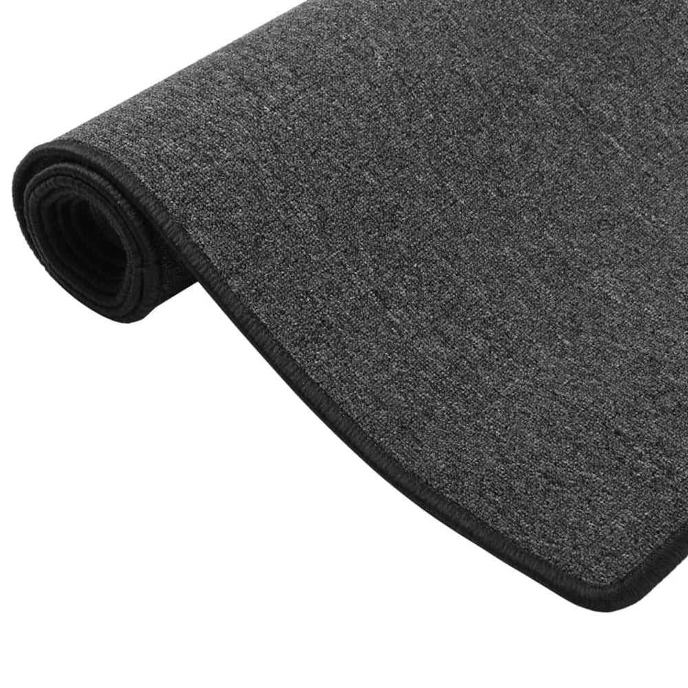 vidaXL Runner Rug Anthracite 50x100 cm