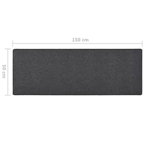 vidaXL Runner Rug Anthracite 50x150 cm
