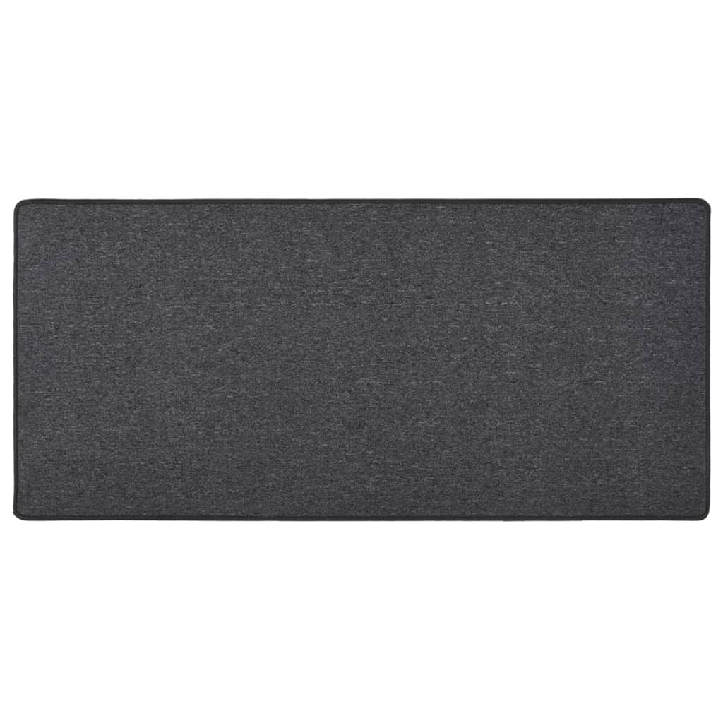 vidaXL Runner Rug Anthracite 80x150 cm