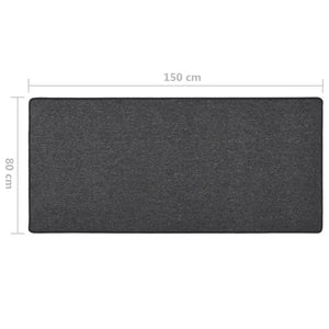 vidaXL Runner Rug Anthracite 80x150 cm