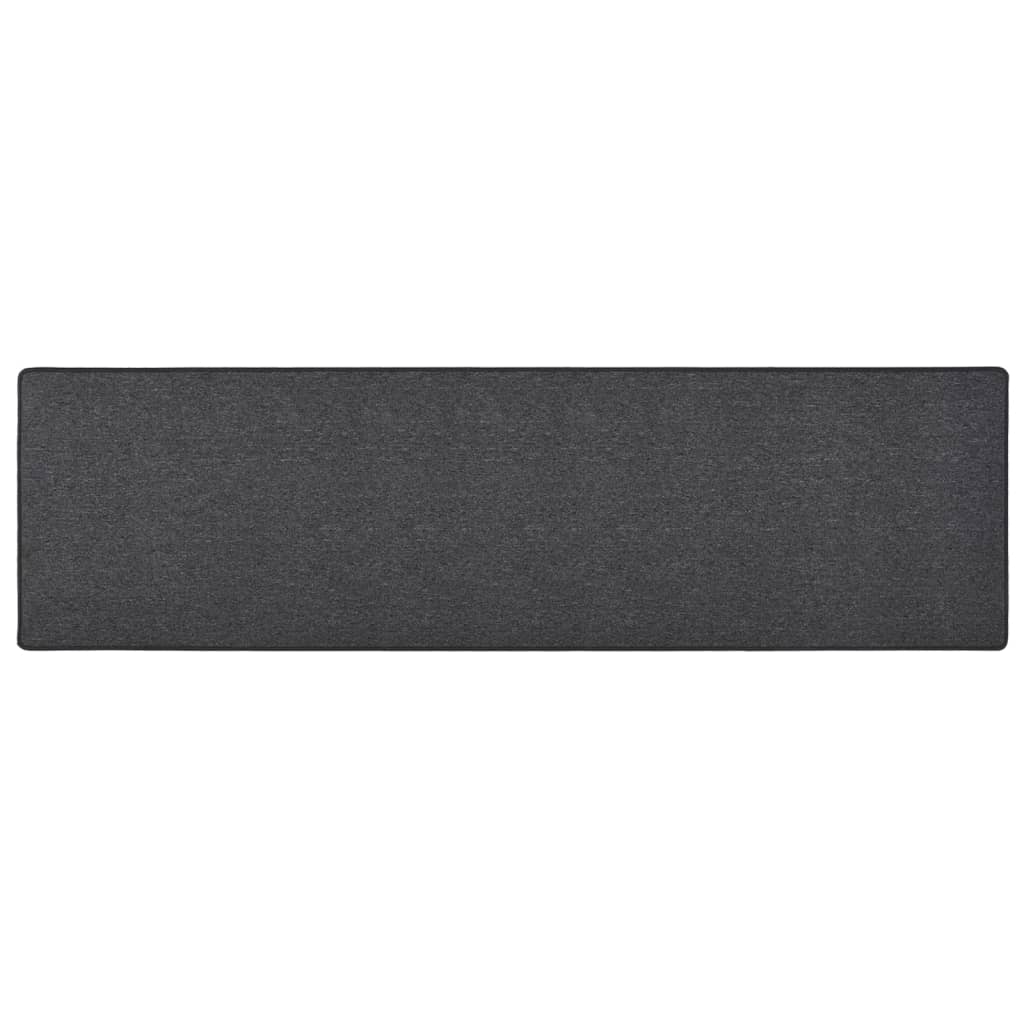 vidaXL Runner Rug Anthracite 80x300 cm