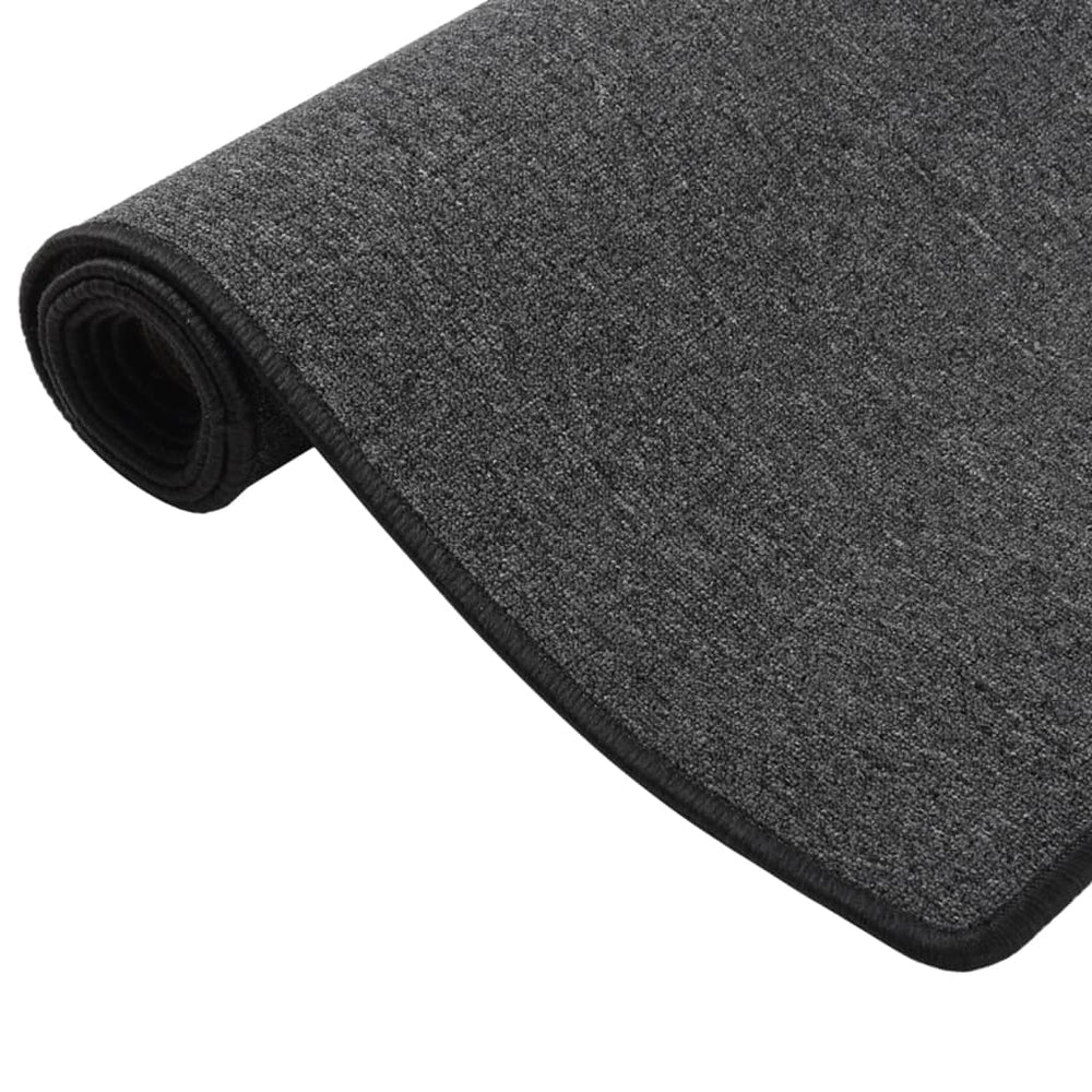 vidaXL Runner Rug Anthracite 80x300 cm