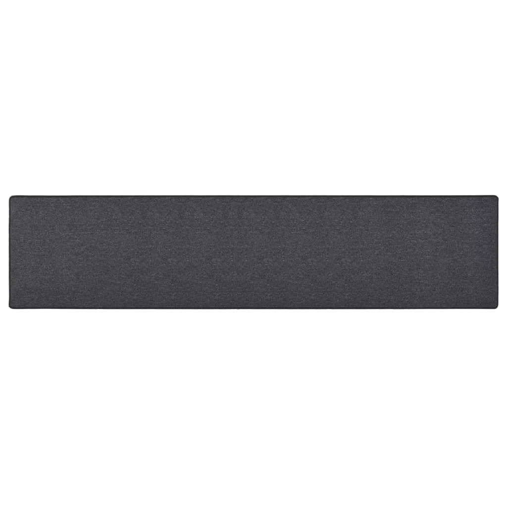 vidaXL Runner Rug Anthracite 80x400 cm