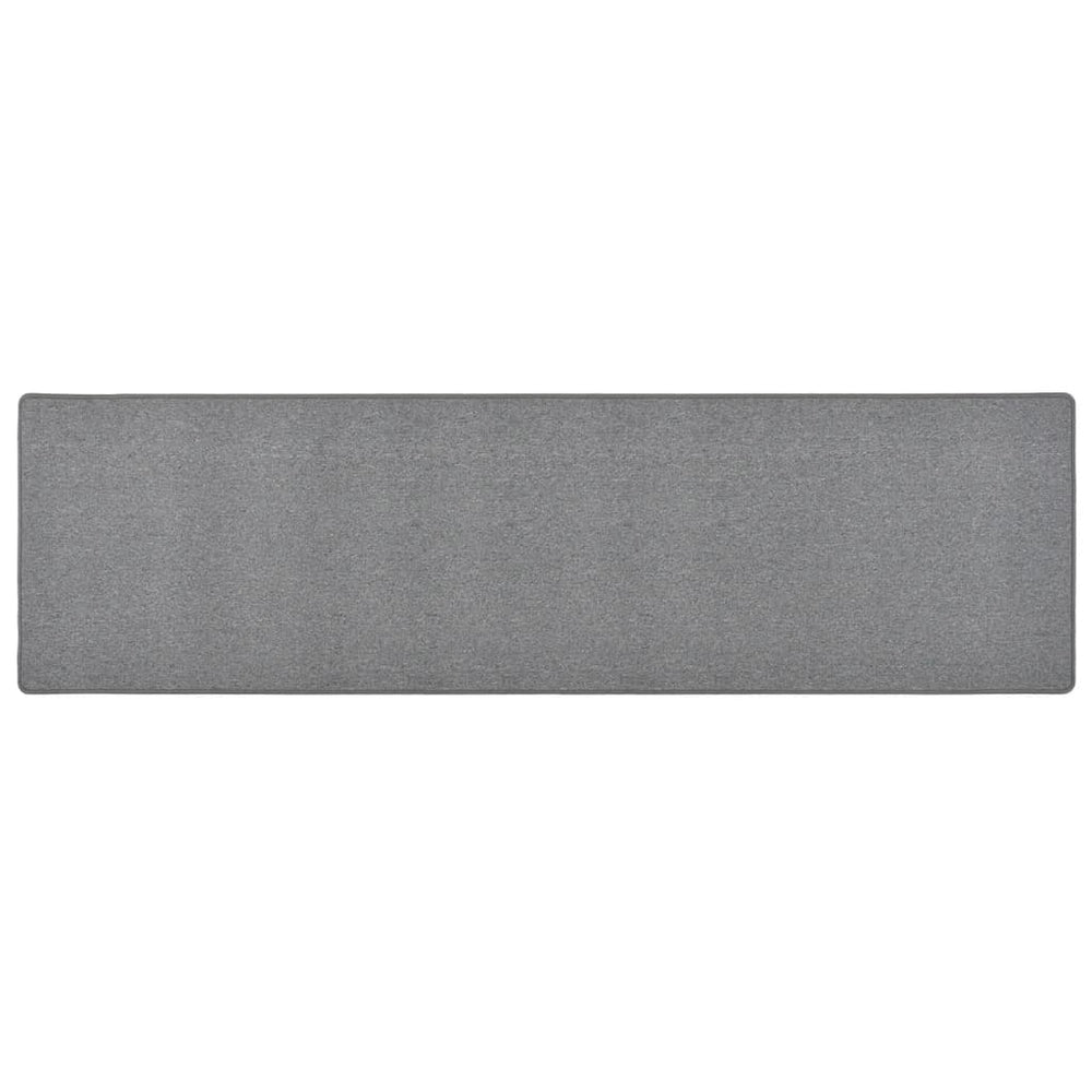 vidaXL Runner Rug Dark Grey 50x200 cm