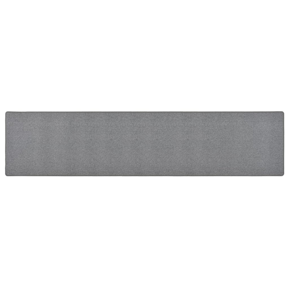 vidaXL Runner Rug Dark Grey 80x400 cm