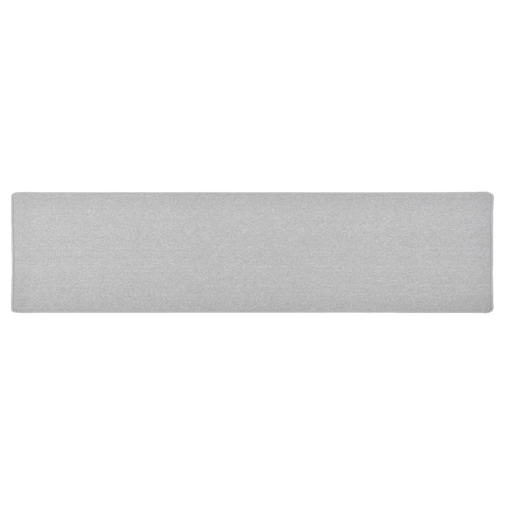 vidaXL Runner Rug Light Grey 50x200 cm