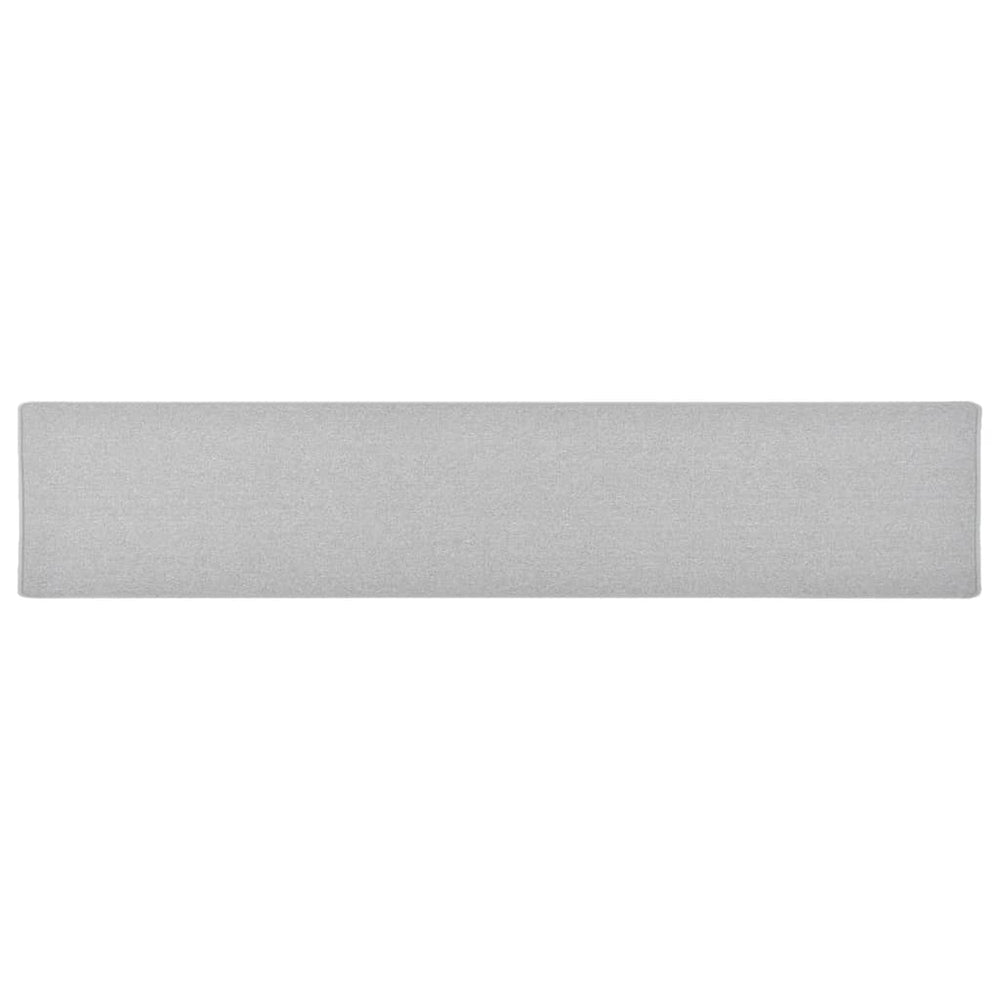 vidaXL Runner Rug Light Gray 50x250 cm