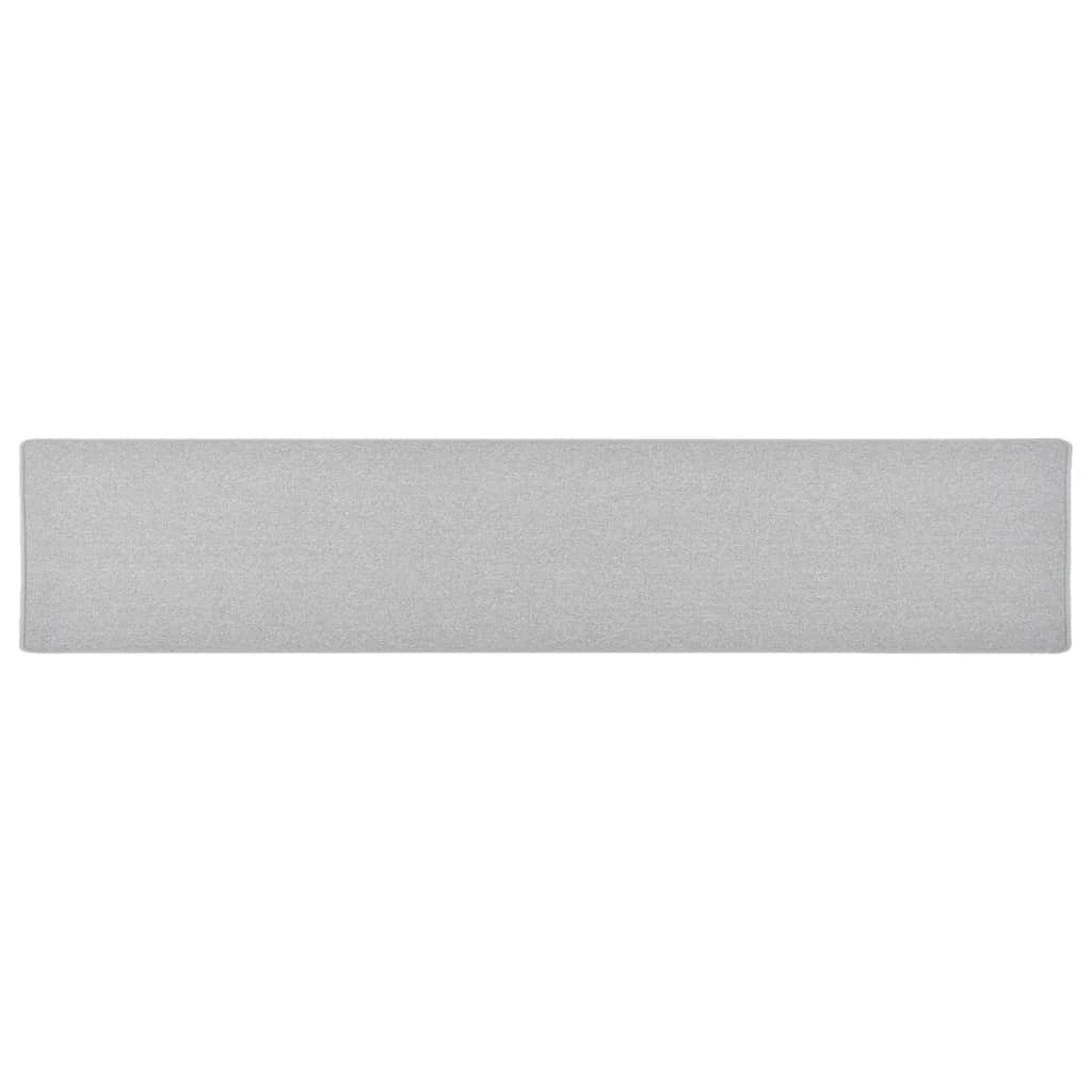 vidaXL Runner Rug Light Gray 50x250 cm