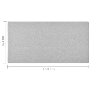 vidaXL Runner Rug Light Grey 80x150 cm