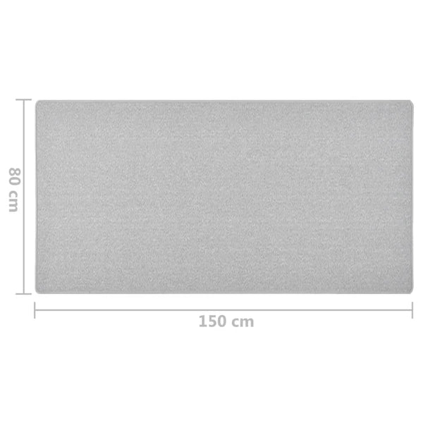 vidaXL Runner Rug Light Grey 80x150 cm