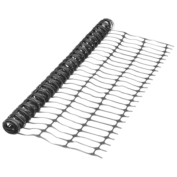 vidaXL Barrier Fence 30 m Black