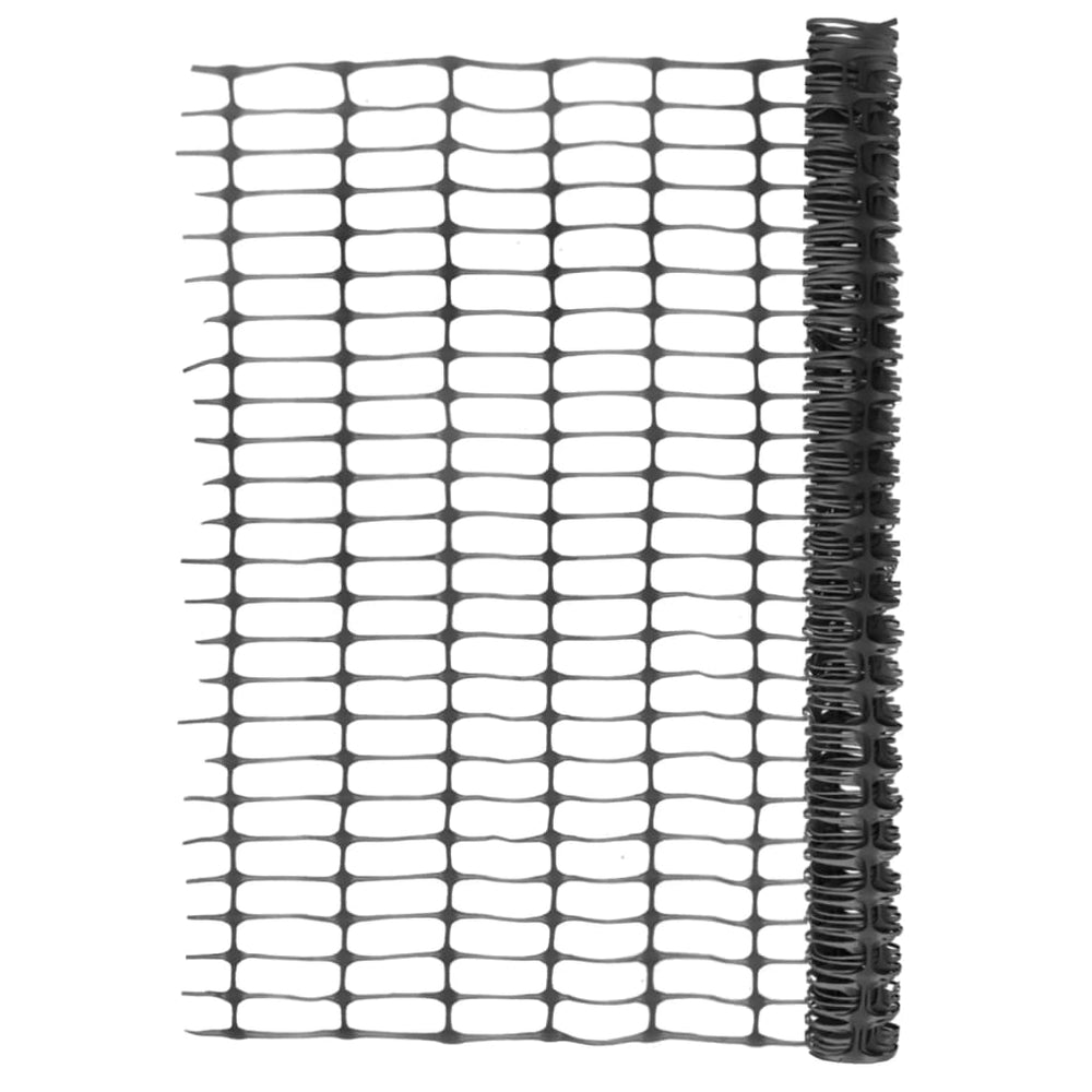 vidaXL Barrier Fence 30 m Black