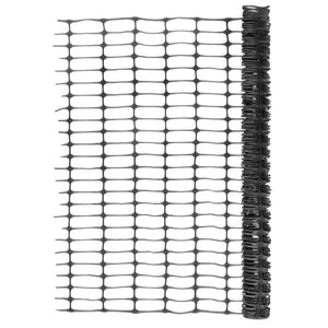 vidaXL Barrier Fence 30 m Black