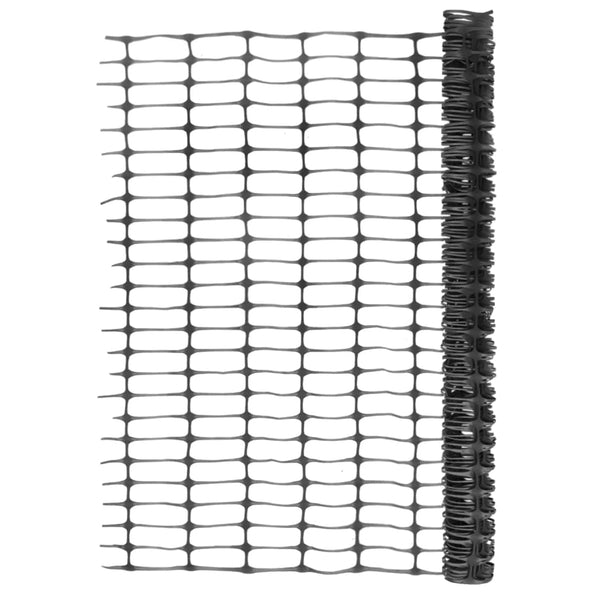 vidaXL Barrier Fence 30 m Black