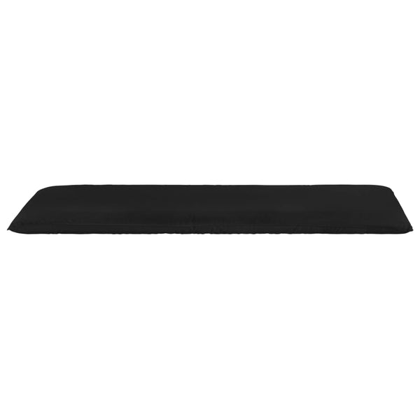 vidaXL Folding Sun Lounger Oxford Fabric Black