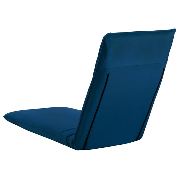 vidaXL Foldable Sun Lounger Oxford Fabric Navy Blue