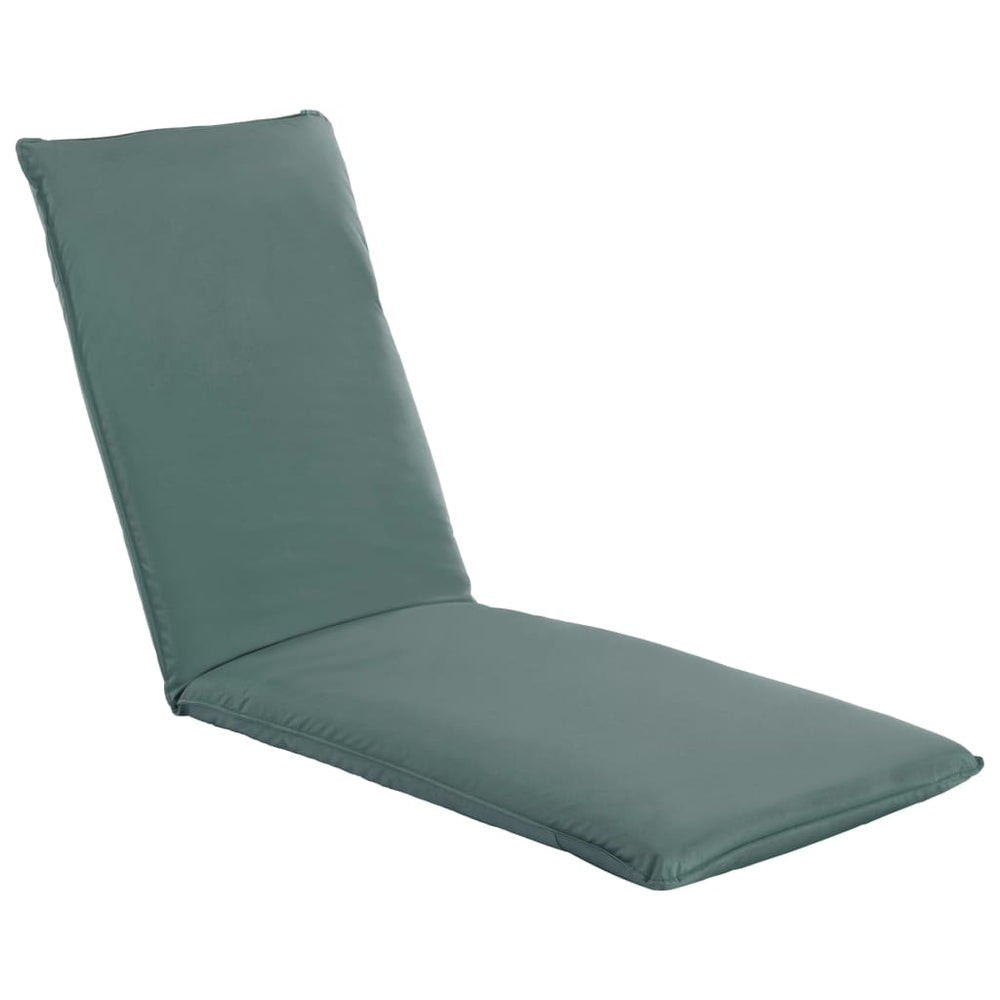 vidaXL Folding Sun Lounger Oxford Fabric Grey